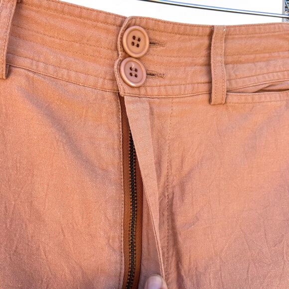 Apiece Apart Merida High Waisted Wide Leg Pants Pink Clay Cotton Size 4 - Picture 8 of 10